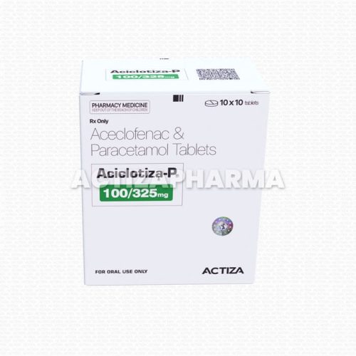 Aceclofenac And Paracetamol Tablets - Actiza Pharma