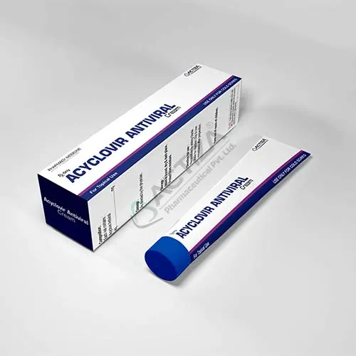 acyclovir antiviral cream box and tube - actiza