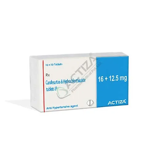 candesartan and hydrochlorthiazide tablet 16 +12.5mg box - Actiza