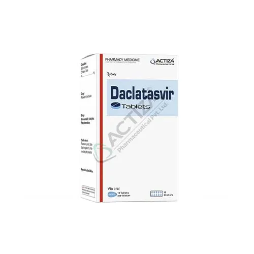 Daclatasvir tablets box - Actiza