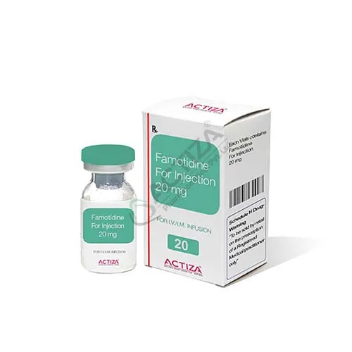 Famotidine injection 20mg box - Actiza