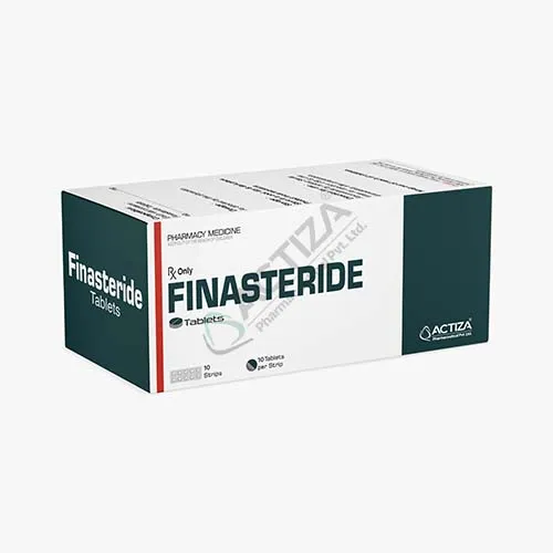 Finasteride tablets box - Actiza