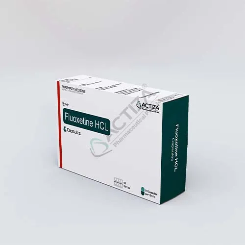 Fluoxetine hcl capsules box - Actiza