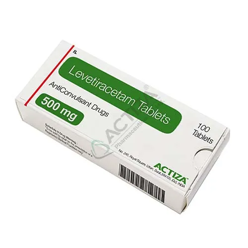 Levetiracetam tablets 500mg box - Actiza