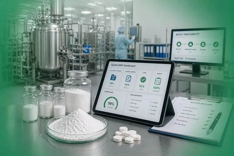 Data Integrity & Digital QMS in API Manufacturing