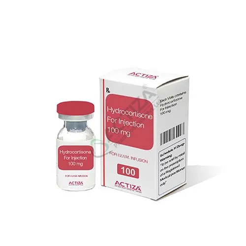 hydrocortisone injection vial box - Actiza