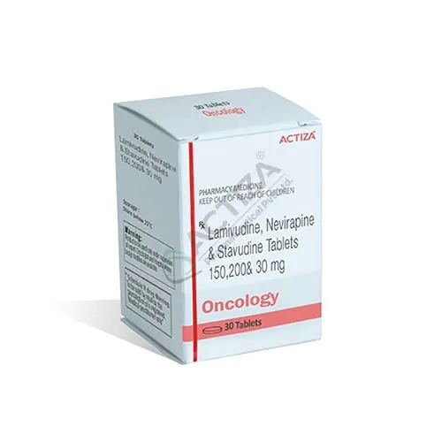 lamivudine nevirapine stavudine tablets box - Actiza