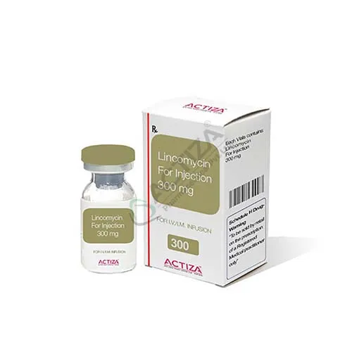 lincomycin injection box and vial - Actiza