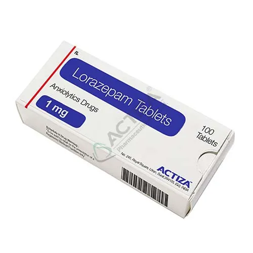 lorazepam tablets box - Actiza