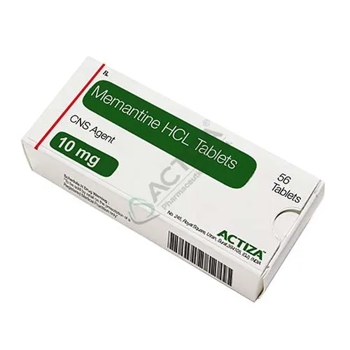 memantine hcl tablets box - Actiza