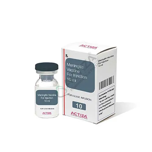 meningitis vaccine injection box and vial - Actiza