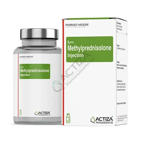methylprednisolone injection box and vial - Actiza