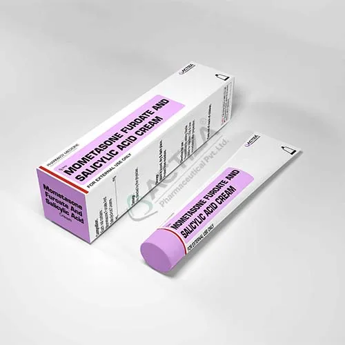 mometasone furoate and salicylic acid creams box and tube - Actiza