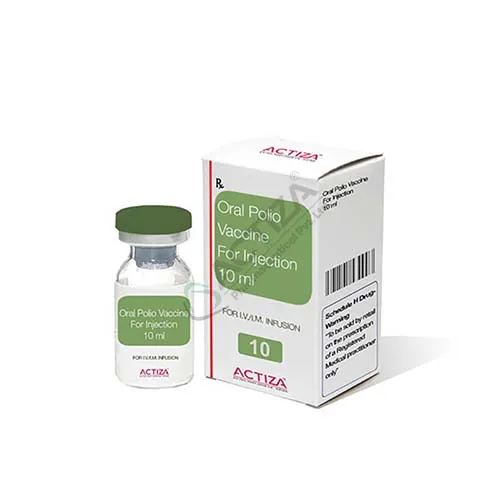 oral polio vaccine oral solution box and vial - Actiza