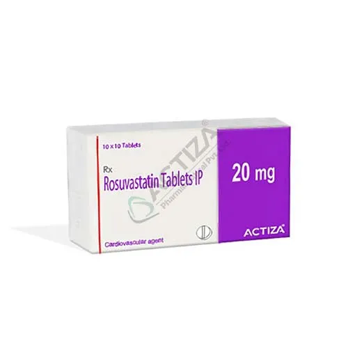 rosuvastatin tablets box - Actiza