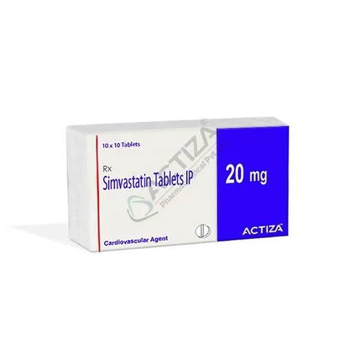 simvastatin tablets box - Actiza