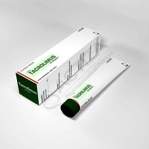 tacrolimus cream box and tube - Actiza